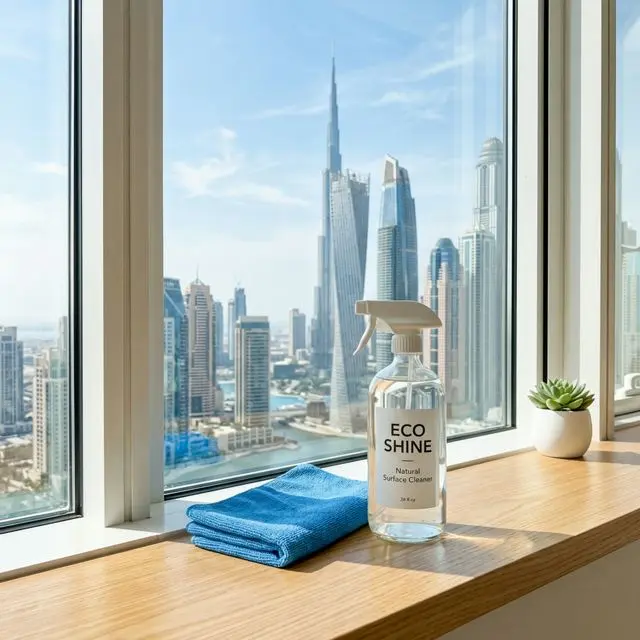 Professional deep cleaning service team in Dubai sanitizing a premium residential villa
